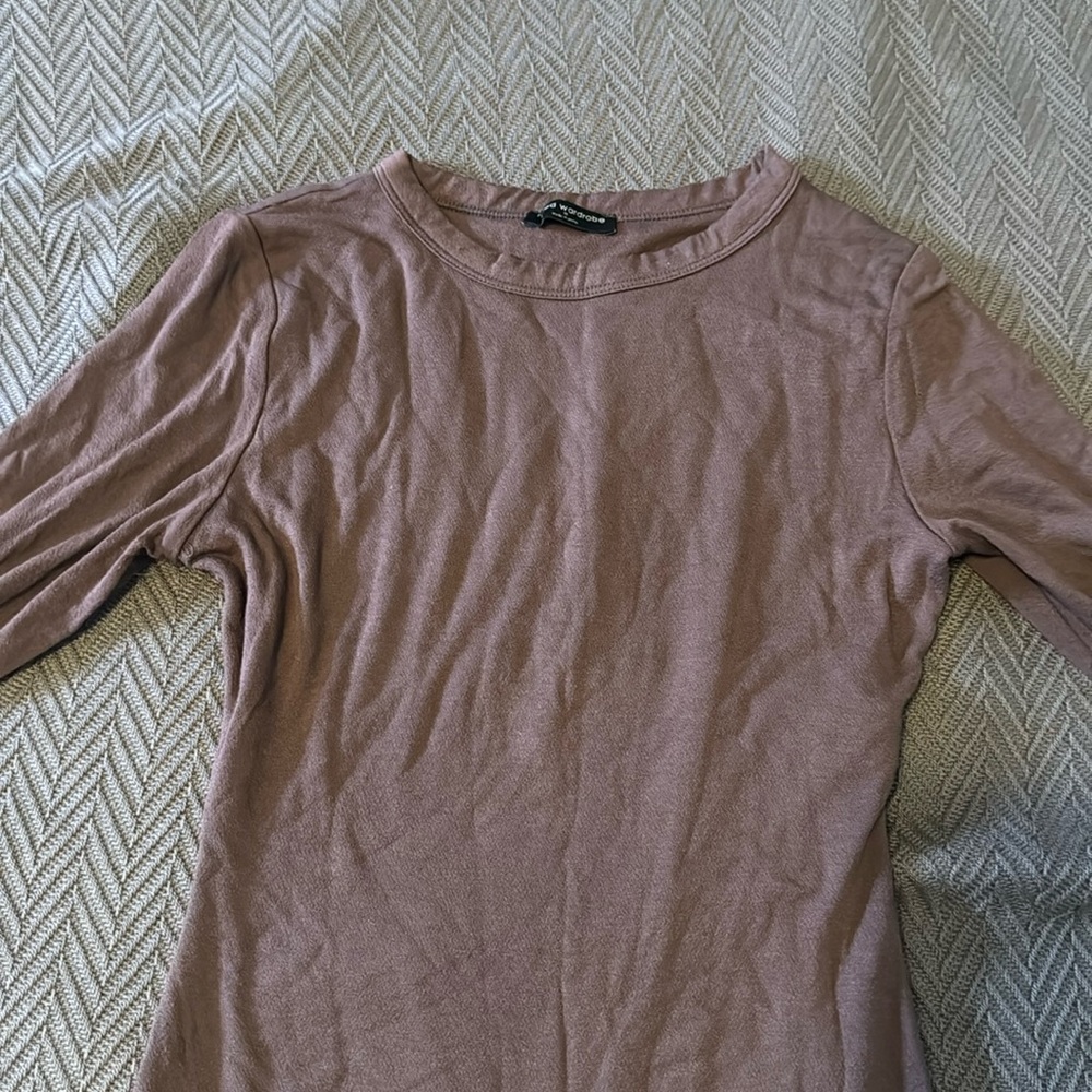 NAKED WARDROBE LONG SLEEVE BODYSUIT SIZE MEDIUM